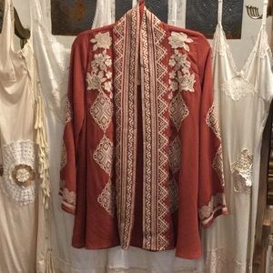 Andree brand lightweight cardigan top size S, L